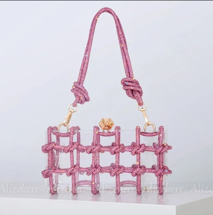 Diamond Clear Clutch